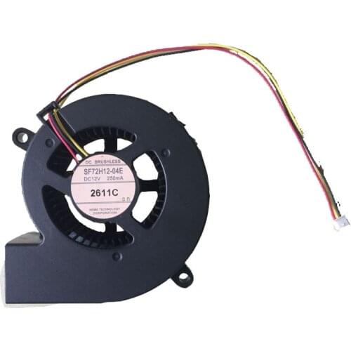 Fan for Emacro SF72H12-04E DC 12V 250mA 3-wire 3-pin connector Server Blower cooling fan