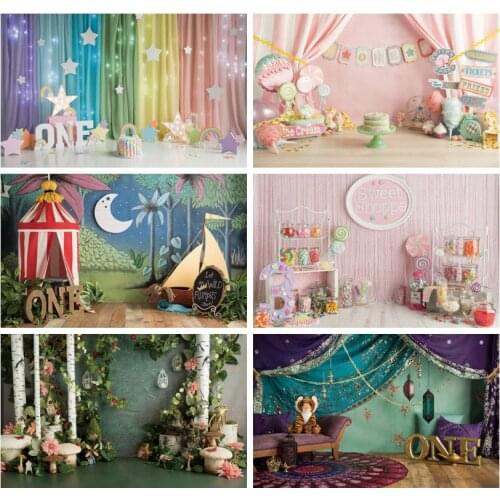 Spring Baby Shower 1st 2 3 Birthday Party Decro Backdrops Balloons Scenic Photography Backgrounds Newborn Photophone Photozone