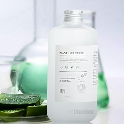 Aloe Aqueous Extract Refreshing Oil Control Acne Removing Moisturizing Repairing Hyaluronic Acid Anti Wrinkles 500ml
