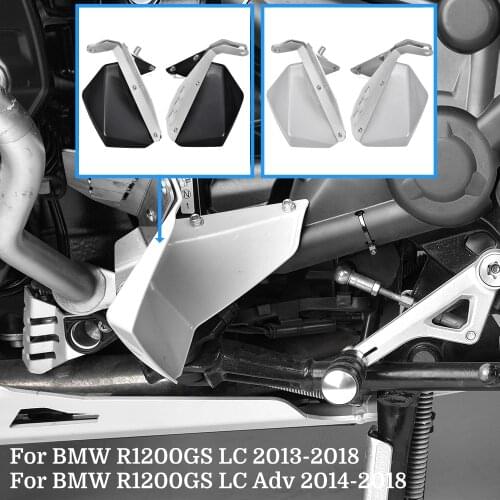 Motorcycle Foot Feet Splash Guard Plate Cover Protector Silver Black for BMW R1200GS LC Adventure ADV 2013-2018 Accessories