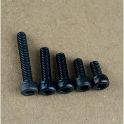 10pcs 12.9 High strength M2/M2.5/M3 allen socket head screw Hexagon Socket Head Cap Screws Hex Socket Screw carbon steel