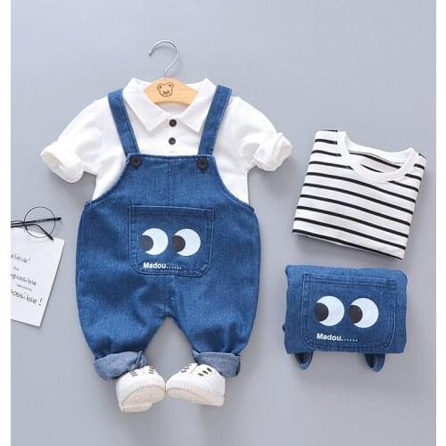 Infant Clothing 2020 Autumn Newborn Baby Girls Clothes T-shirt+Pants 2pcs Outfit Suit For Baby Boys Clothes Sets 3 6 12 18 Month