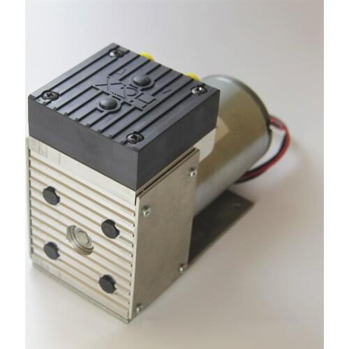 -90kPa 28LPM 12V 24 Voltage DC Brush Micro Air Pump Small Diaphragm Vacuum Pump Gases Air Sampling Pump