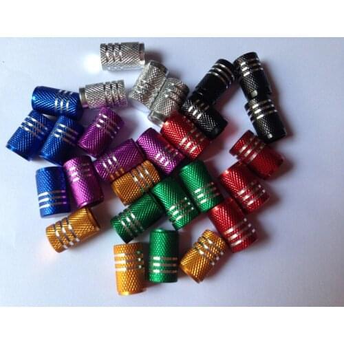 DATOUBO 1000pcs aluminum car tire valve cap.mix color bike wheel rim universal valve stem cap.wholesale car auto part accory