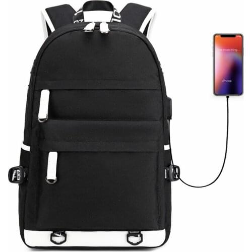 Travel backpack Men School Student Loptop bagpack USB charge Fashion College book bag backbag for teenager Boy mochia