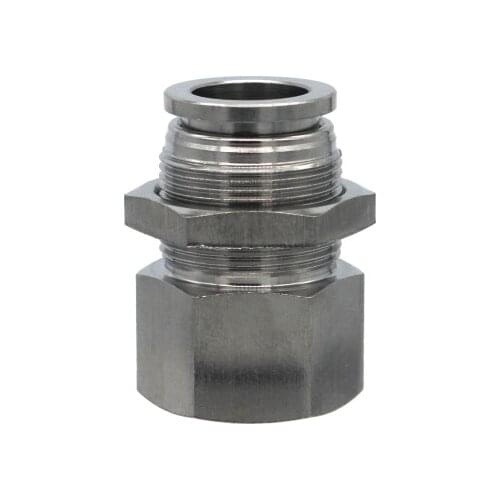 PMF12-02,03,04 PMF14-02,03,04 PMF16-02,03,04,06 Pneumatic air Bulkhead female Through connector joint PM PMF Series