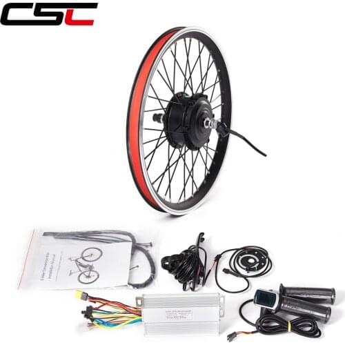 Electric Bicycle Conversion Kit 36V 350W Front or rear Wheel Motor Bike Kit for 20 24 26 27.5 28 29in Hub Motor wheel