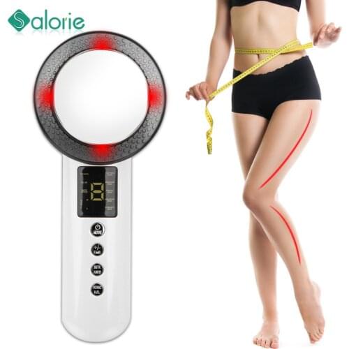 LCD Ultrasonic EMS Body Slimming Machine 3in1 Cavitation Skin Tightening Massager Galvanic Infrared Weight Loss Beauty Tool