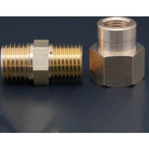 M14 M18 M20 Metric 1/4'' 1/2'' BSP Female Male Thread Brass Reducer Pipe Fitting Coupler Connector Adapter