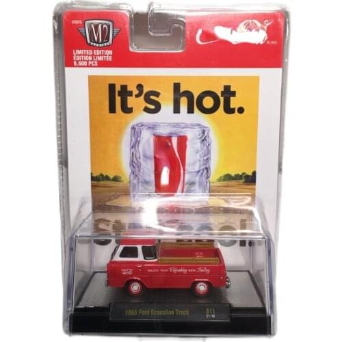 M2 Machines 1:64 1965 Ford Econoline Truck Diecast Collection of Die-casting Simulation Alloy Model Car Children Toys