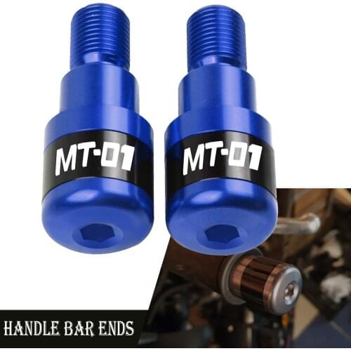 Motorcycles Aluminum Handlebar Grips Plug Slider Handle Bar Ends For YAMAHA FOR MT01 MT 01 MT-01 2004 2005 2006 2007 2008 2009