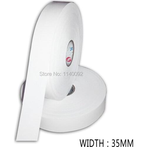 Wholesales width 35mm blank white nylon tape care label material/customize clothing care labels/garment printed tags/blank tape