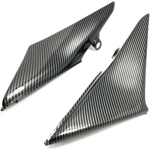 Carbon Fiber Pattern L&R Tank Side Trim Cover Fairing Cowl for Honda CBR600RR 2003-2004