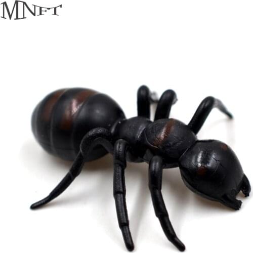 MNFT Black Fake Big Ant Fishing Lure Plastic Mock Reptile Insects Baits Carp Grass Carp Bream Fish Lures