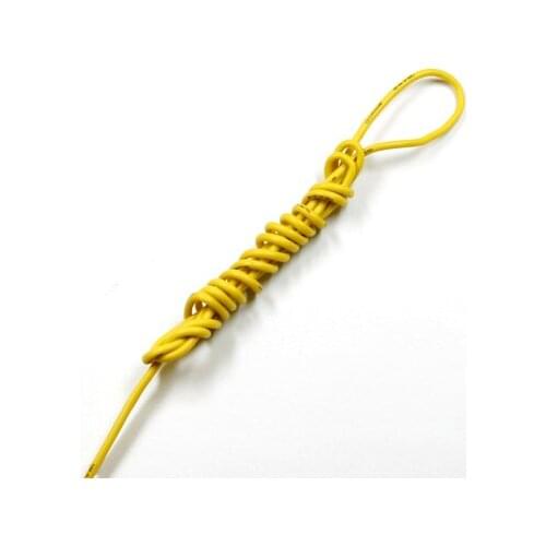 2pcs/Lot High Quality 18# Silicone Cable 100cm 1m Yellow For RC Airplane Cars Boats FPV DIY