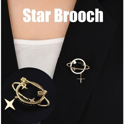 Stylish And Feminine, Diamond Planet Brooch Jewelry Is Perfect For Matching 187