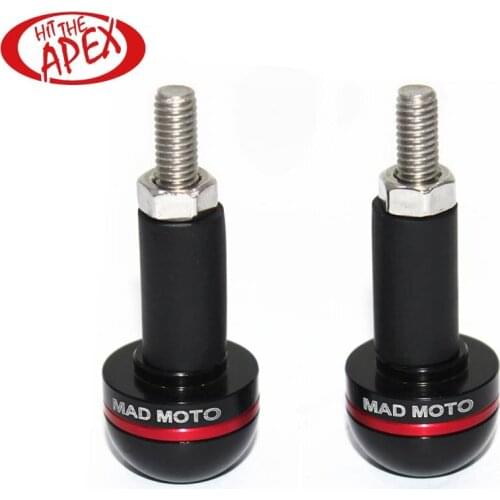Universal Motorcycle Bar end Plug Grip, Handlebar weights Dampener 22mm 7/8 ", Anti Vibration Handlebar End Plugs