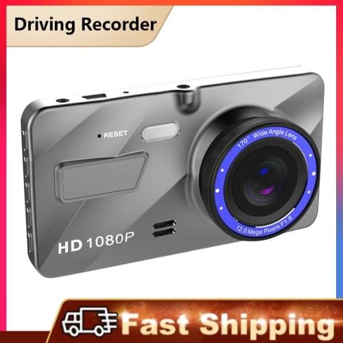 Hot Sale 4 Inch Driving Recorder Car On-Dash Mounted Cameras LCD Display Video Camera Wide Angle