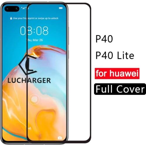 Protective glass for huawei p40 lite tempered glass screen protector on huaweip40 p 40 light p40lite safety film glas huawey 3d