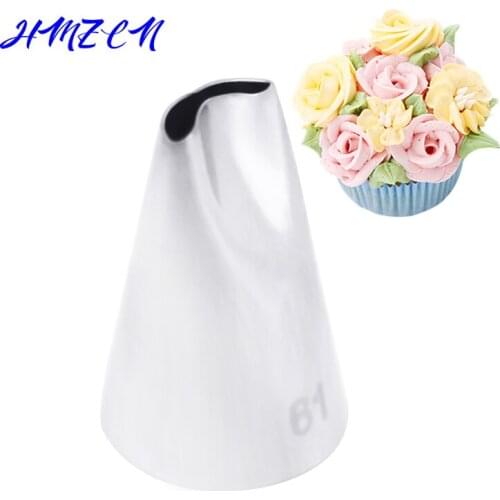 1PCS Rose Stainless Steel Rose Flower Petal DIY Icing Piping Tips Cupcake Cake Cream Piping Nozzle Cake Decorating Tools