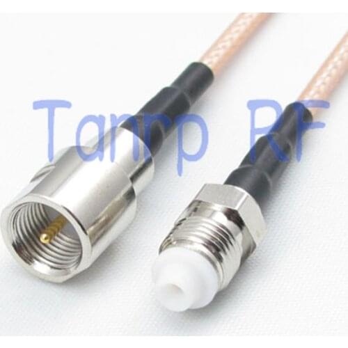 20inch FME male plug to FME female jack RF adapter connector 50CM Pigtail coaxial jumper cable RG316 extension cord