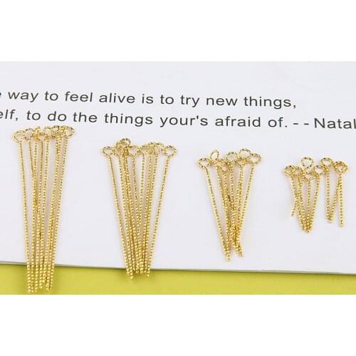 20pcs Japan Guihe Copper Plated 18K Gold Batch Flower Linen Color 9 Word Needle Ornament Hairpin Earrings Accessories Material