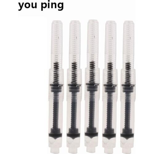 JINHAO 5PCS White fountain Pen Ink Converter Ink Reservoir New Suitable for all types of my shop and market