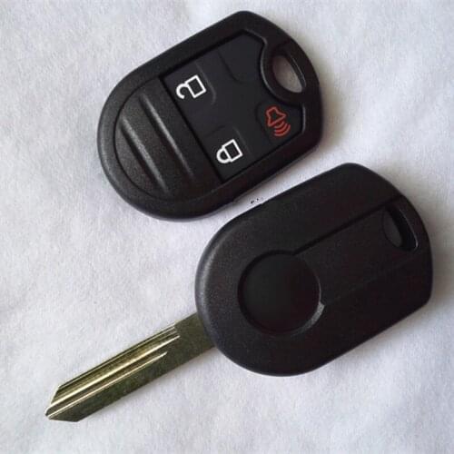 DAKATU Remote Car Key Shell Case 3 Buttons for Ford Edge Ranger Flex Explorer F250 350 Replacement Remote Keyless entry fob case