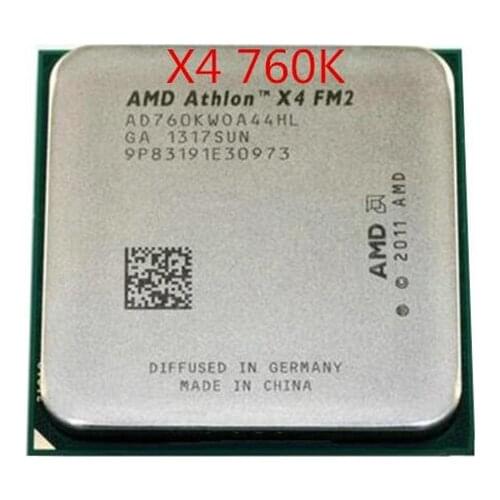 Free shipping AMD X4 760K Quad-Core FM2 3.8GHz 4MB 100W CPU processor pieces X4-760 (working 100%)