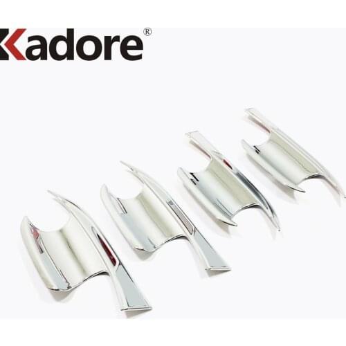 For Volkswagen For VW Golf MK8 Pro R 2021 2022 ABS Chrome Outer Door Handle Bowl Cup Frame Cover Trim Car Accessories 4pcs