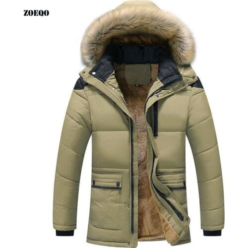 Hot Fashion Hooded Winter Coat Men Thick Warm Mens Winter Jacket Men New Parka Coat Men Down Keep Warm L-5XL