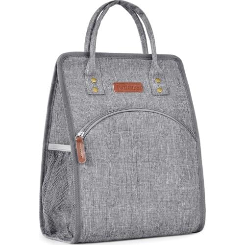 LOKASS womens lunch bag insulated lunch box bag large capacity cold storage bag