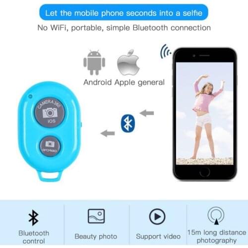 Small Wireless Remote Control Shutter Self-timer For Android/IOS Portable smart shutter Mobile phone accessories Mini controller