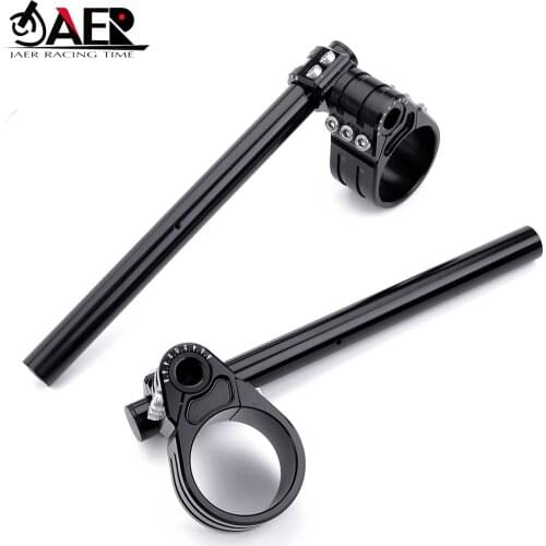JAER Motorcycle Handlebar for BMW R NINE T 2014-2019 Adjustable CNC 55mm Clip On Ons Fork Handlebars Handle Bar