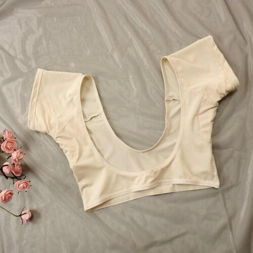 New Washable T-shirt Shape Sweat Pads Reusable Underarm Armpit Sweat Pads Perfume Absorbing Anti M/L Model