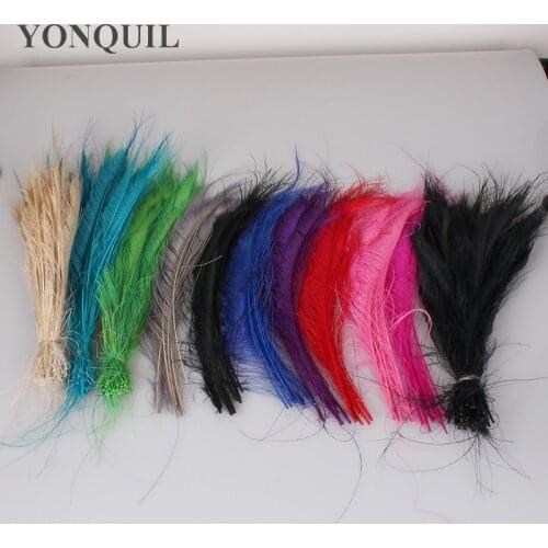 Wholesale 11 colors beautiful natural peacock feather sword 50 pcs symmetrical size 25-35 cm 10-14 inches celebration decoration