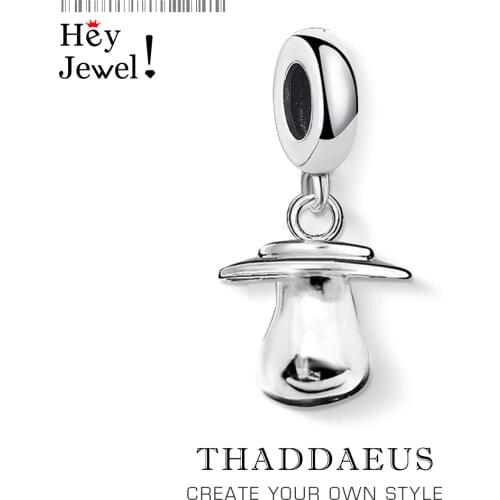 Baby Pacifie Charm Pendant Fit Bracelet Necklace 2020 Spring New 925 Sterling Silver Cute Fashion Gift For Women Girls Jewelry