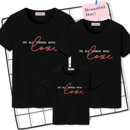 Family matching clothes family look summer family t shirt femme 2019 mother and son clothes mom and baby boy matching outfits