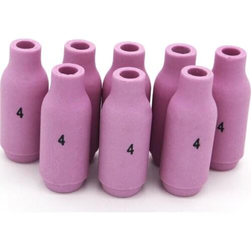 Argon TIG Welding Torch Consumable Tungsten Electrode Collet Body Alumina Nozzle Long Short Cap 26pcs WP18 WP17 WP26 TIG Kits