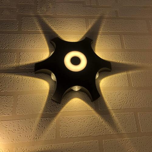Outdoor Wall Lamp Waterproof Exterior Wall Balcony Staircase Lamp Simple Terrace Outdoor Garden Courtyard Wall Light Home Decor