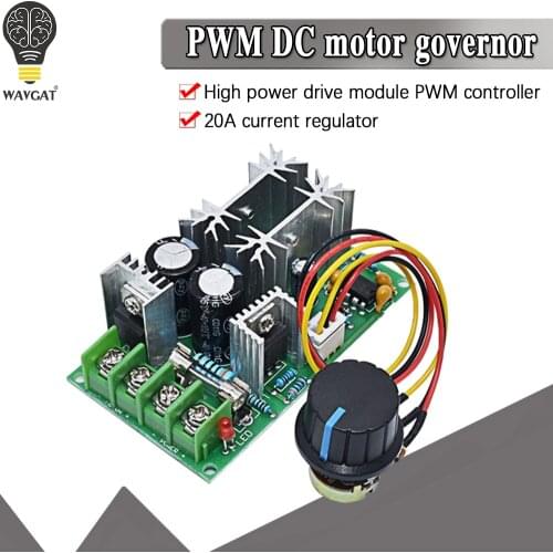 Universal DC10-60V PWM HHO RC Motor Speed Regulator Controller Switch 20A WAVGAT