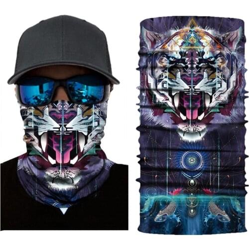 Magic women and men Bandana Scarf Tubular 3D Printed Unisex Locomotive Headband Bandana Bike Hike Camp Run Face Headband Scarf