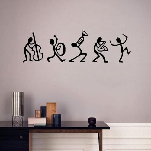 WJWY Music Vinyl Wall Sticker Living Room Baby Room Decoration Wall Stickers Poster Decals Art Home Decor