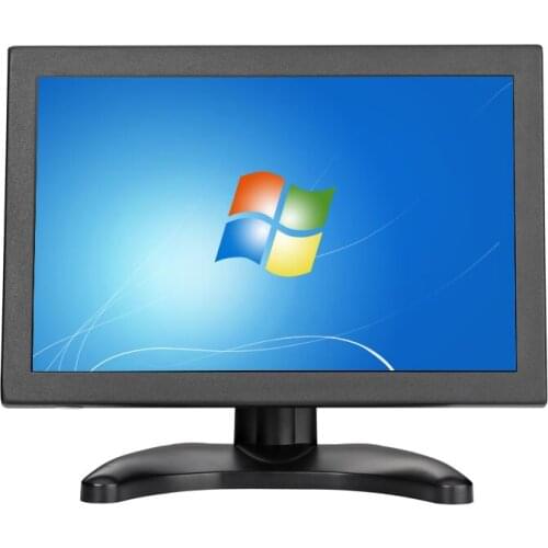 Zhixianda Factory Direct Selling 10.1 Inch 1280*800 Desktop Monitor Touch Screen 16:10 Wide Monitor With AV/BNC/VGA/HDMI/USB