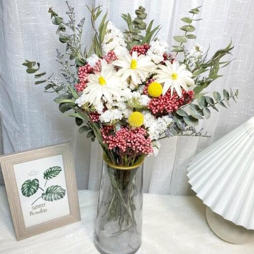 1 Bunch Natural Dried Flower Gypsophila Bouquet DIY Rose Eternelle Home Party Decoration Mariage Festival Ceremony