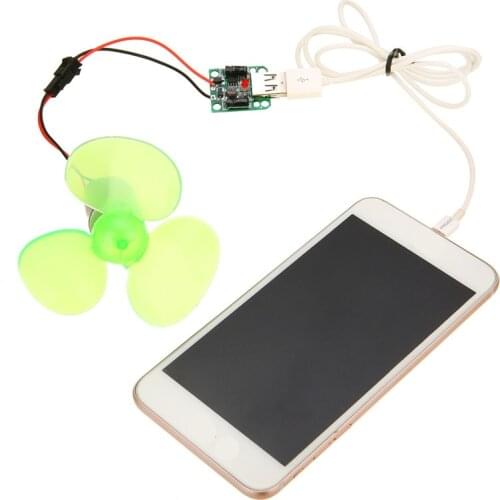 1 set Portable Mini Wind Generator Wind Turbine Motor Charging of Micro Wind Turbine Emergency Mobile Phone