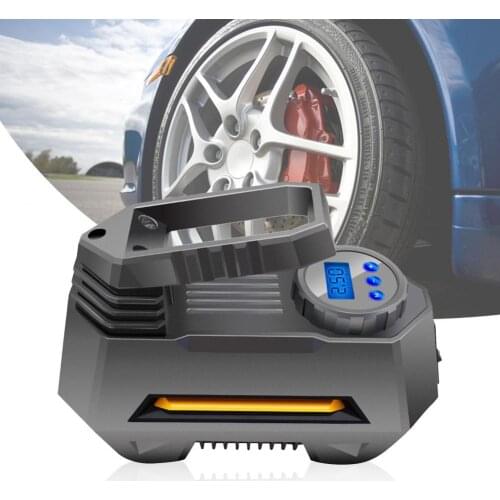 12V Air Compressor High Quality Effortless Digital Display Car Air Pump Tire Air Pump with LED for Car