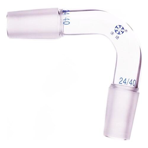 75 degree elbow,Joint 24/40,Distillation elbow,Distilling head 75 degree,bent standard ground mouth