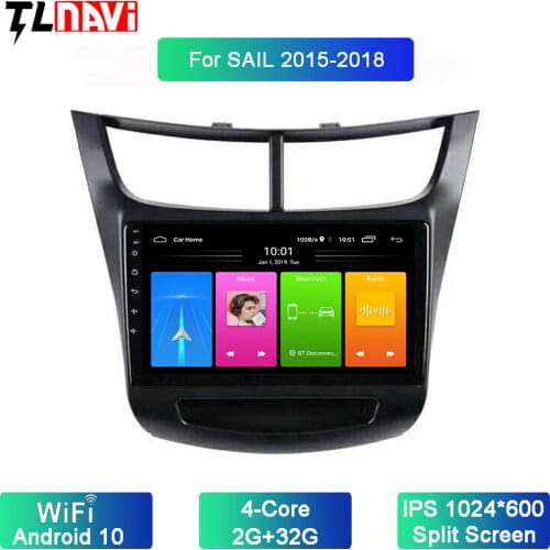 9 inch Android 10 IPS screen car multimedia system for Sail 3 2015-2018 car gps radio navigation