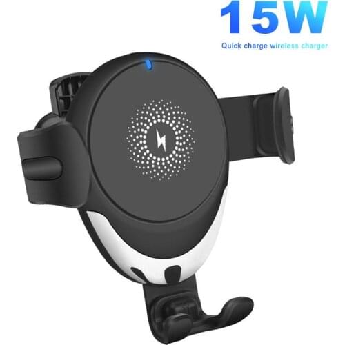 15W Quick QI Wireless Car Charger Mount Gravity Clamping Fast Charging Holder For IPhone 11 Pro Max XR XS Samsung S20 S10 S9